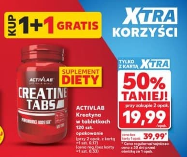 kreatyna w tabletkach
