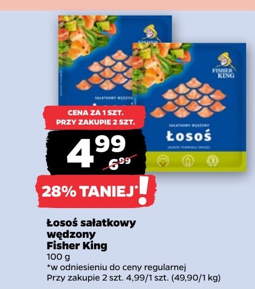 łosoś sałatkowy wędzony