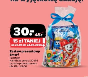 zestaw prezentowy Smerf
