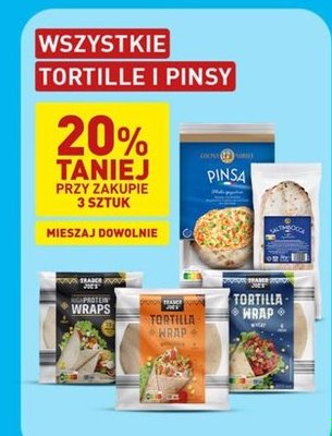 Wszystkie tortille i pinsy