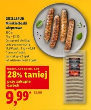 minikiełbaski wieprzowe