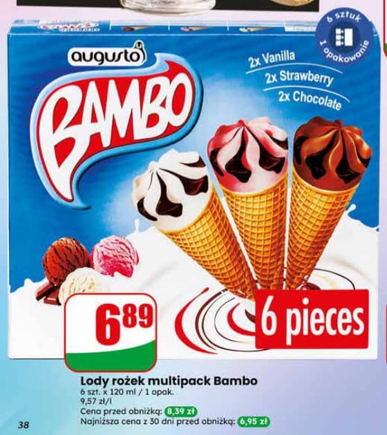 lody rożek multipack