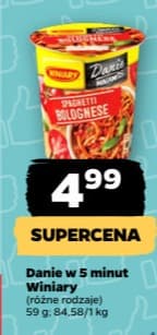 danie w 5 minut