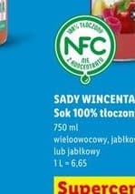 lemoniada z sokami NFC, bez dodatku cukru