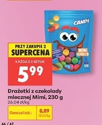 drażetki z czekolady mlecznej