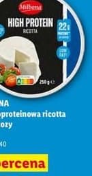 wysokoproteinowa ricotta bez laktozy