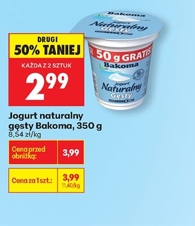 jogurt naturalny gęsty