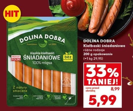 kiełbaski śniadaniowe