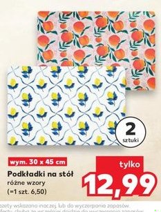 podkładki na stół