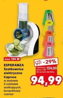 szatkownica elektryczna Caprese