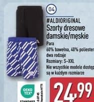 szorty dresowe damskie/męskie