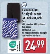 szorty dresowe damskie/męskie