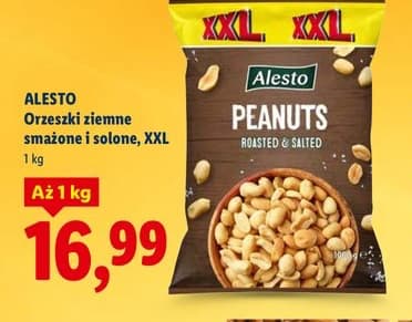 orzechy ziemne smażone solone