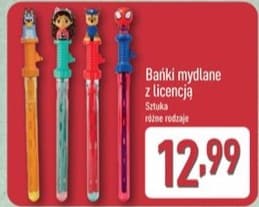 bańki mydlane z licencją
