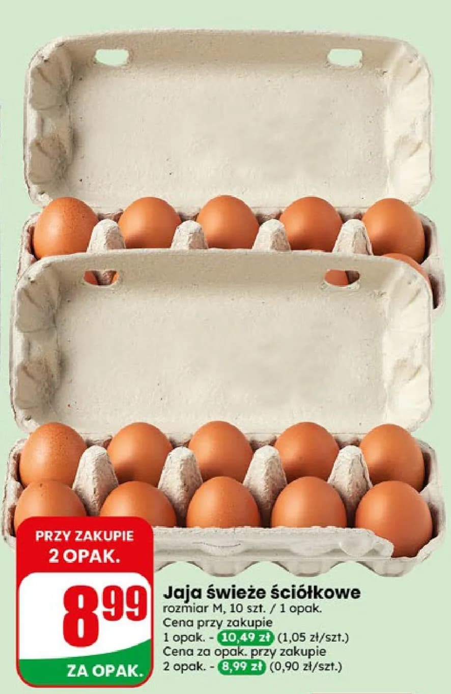jaja świeże ściółkowe