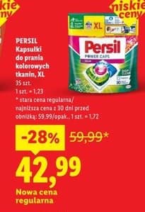kapsułki do prania kolorów, tkanin XXL