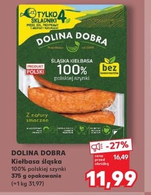 kiełbasa śląska 100% polskiej szynki