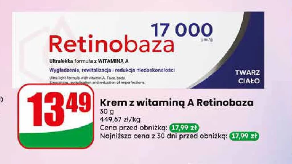 krem z witaminą A