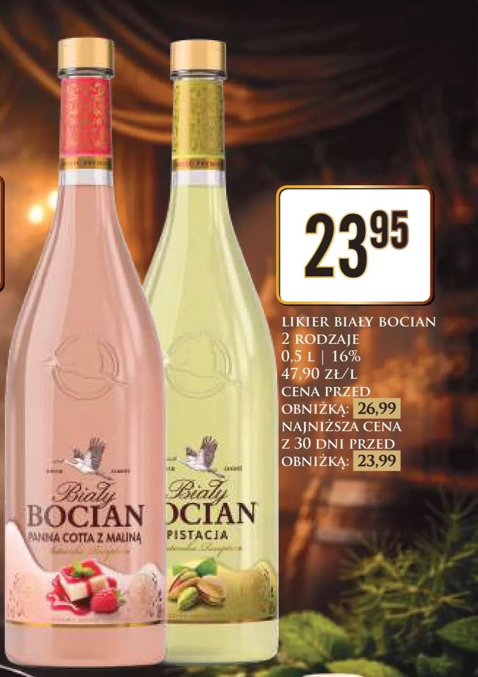 Biały Bocian likier pistacja 0.5l