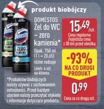żel do WC zero kamienia
