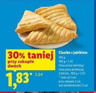 ciastko z jabłkiem