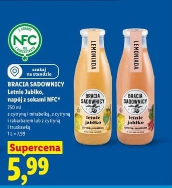 napój z sokami NFC letnie jabłko