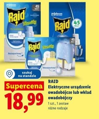 elektryczne urządzenie owadobójcze lub wkład owadobójczy