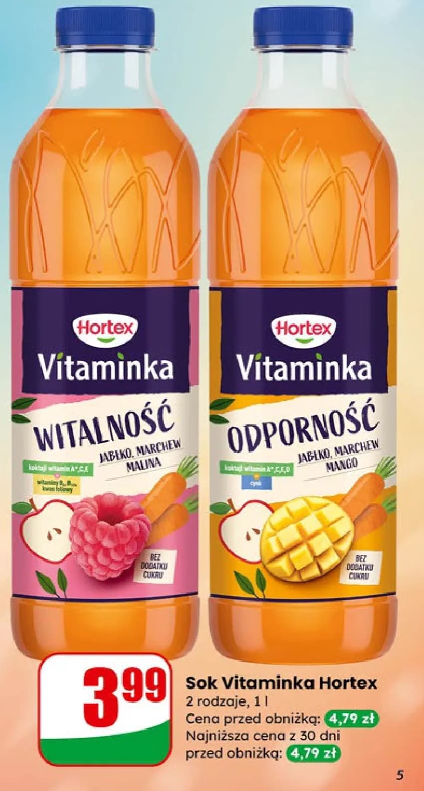 sok jabłko marchew malina