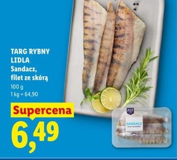 sandacz filet ze skórą