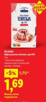 mąka pszenna tortowa typ 450