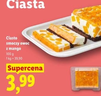 ciasto smoczy owoc z mango