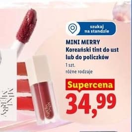 koreański tint do ust lub do policzków