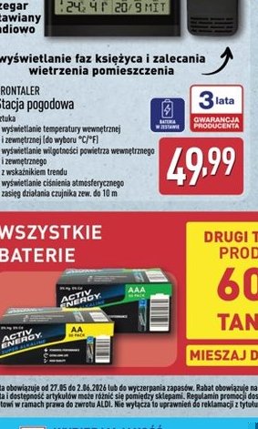 wentylator kolumnowy 50 W
