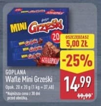 wafle mini grześki