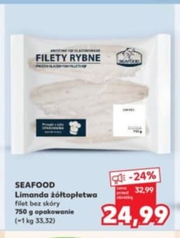 limanda żółtopłetwa filet bez skóry