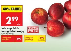 jabłko polskie Jonagold