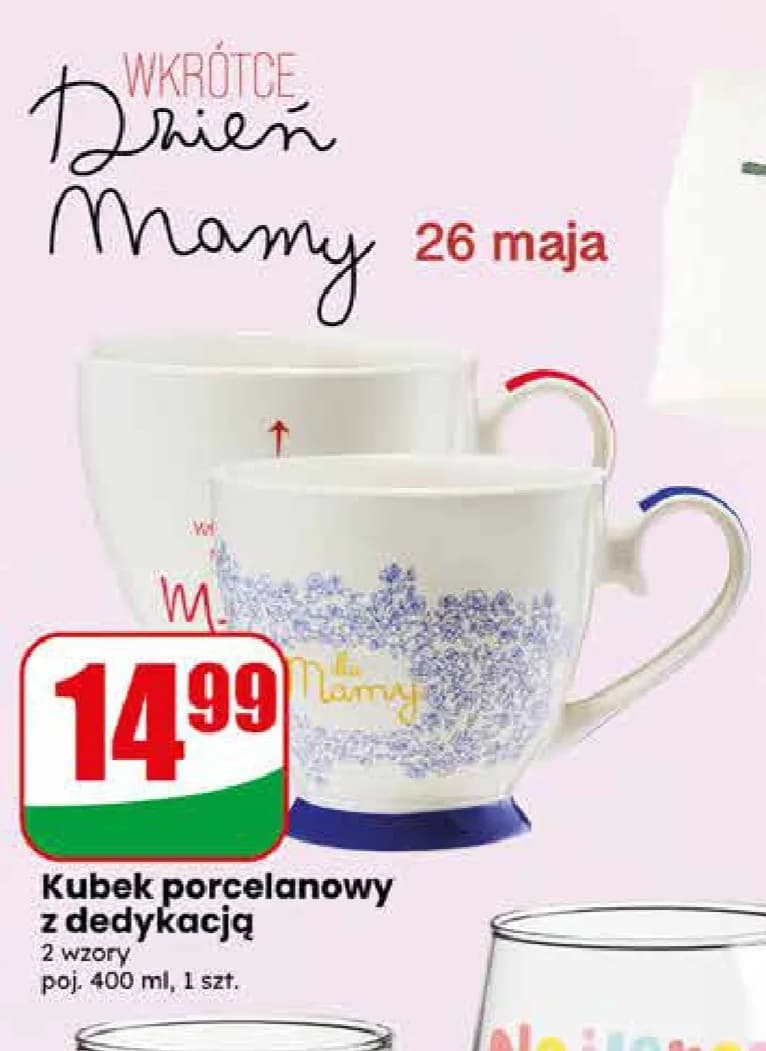 kubek porcelanowy z dedykacją