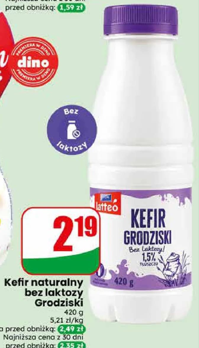 kefir naturalny bez laktozy