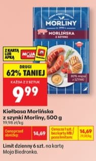 kiełbasa morlińska z szynki