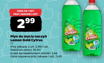 płyn do mycia naczyń Lemon Gold Citrus