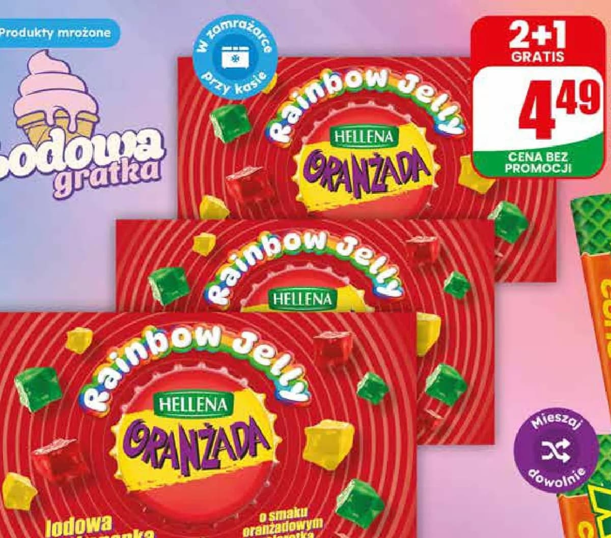 lody kanapka oranżada