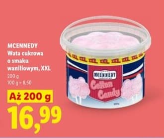 wata cukrowa o smaku waniliowym, XXL