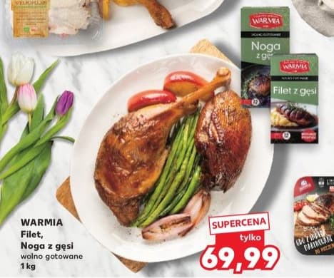 filet, Noga z gęsi wolno gotowane