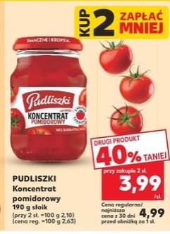 koncentrat pomidorowy bez dodatku soli