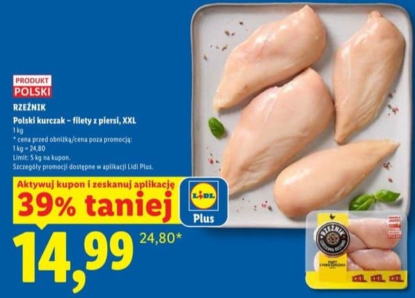 filety z piersi z kurczaka