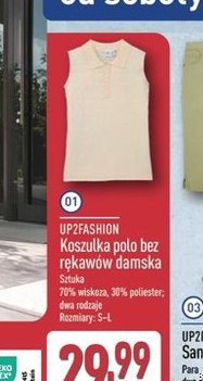 koszulka polo bez rękawów damska