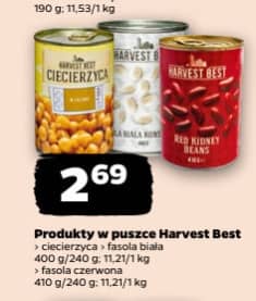 Harvest Best ciecierzyca lub fasola 400g/240g