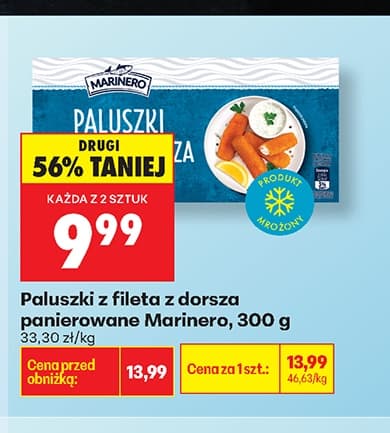 paluszki z fileta z dorsza panierowane