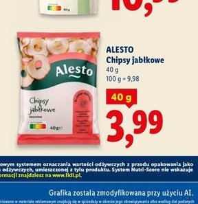 chipsy jabłkowe