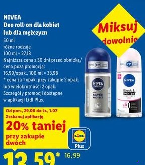 dezodorant roll-on dla kobiet lub dla mężczyzn